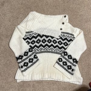 Pink Republic black and white sweater Size XS